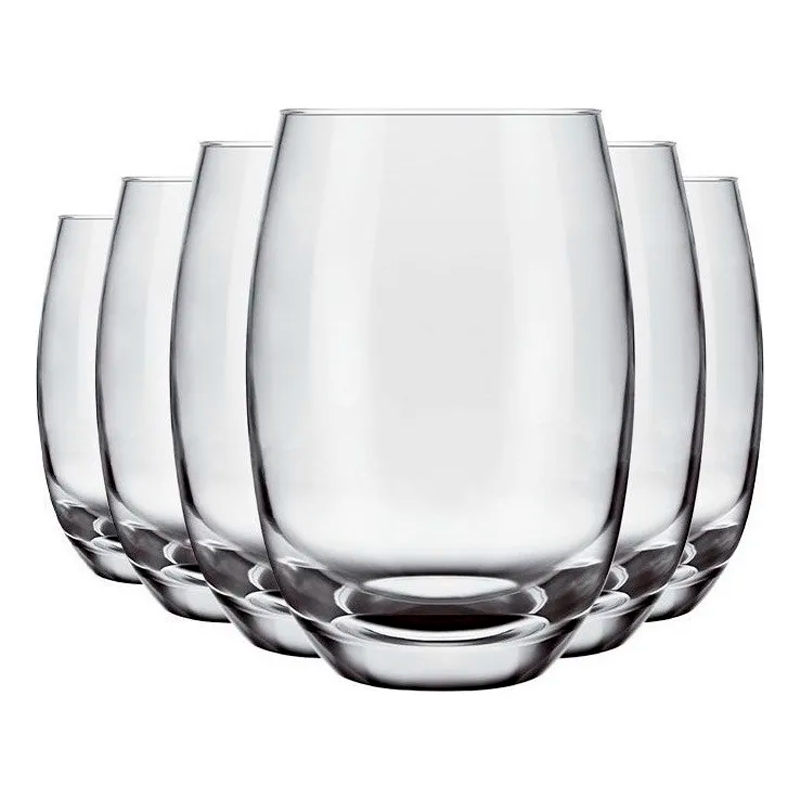 Kit de 15 Potes Herméticos de Vidrio +  Regalos: 10 Vasos de Vidrio Aruba