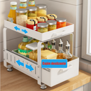 [Llevá 2 Pagá 1] Porta Condimentos Completo en Acero Inoxidable con Cajones Articulados