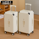 [Llevá 2 Pagá 1] Valija de Viaje de Alta Capacidad en Policarbonato con Forro Interno y Divisiones Inteligentes
