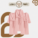 [Llevá 3 Pagá 2] Bata de Mujer Velvet Aterciopelada 100% Algodón (Abrigo y Elegancia para el Invierno!)