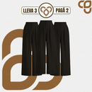 [Llevá 3 Pagá 2] Pantalón Femenino en Seda Hielo y Poliéster Selina Confort y Elasticidad Premium