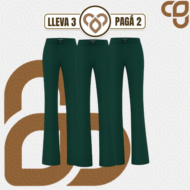 [Llevá 3 Pagá 2] Pantalón Social Femenino en Seda Hielo y Poliéster Diorah (Diseño Fino y Encantador)
