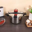 [Llévate 2 y paga 1] Olla de Presión TurboChef de Acero Inoxidable - A Prueba de Explosiones + REGALO: Kit de Utensilios